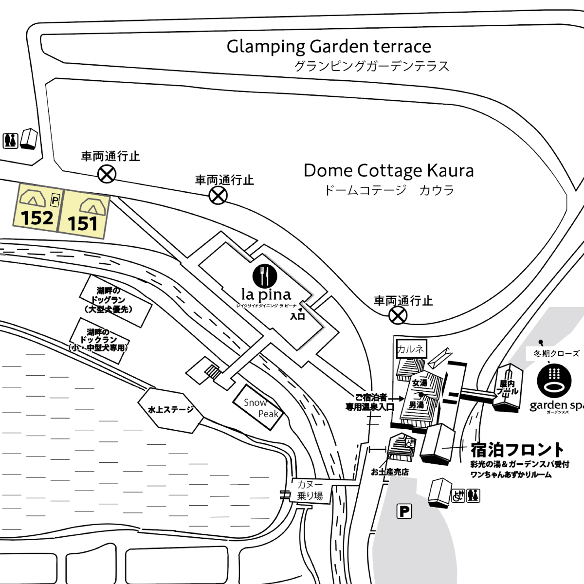 ドッグフリーグランピングmap画像