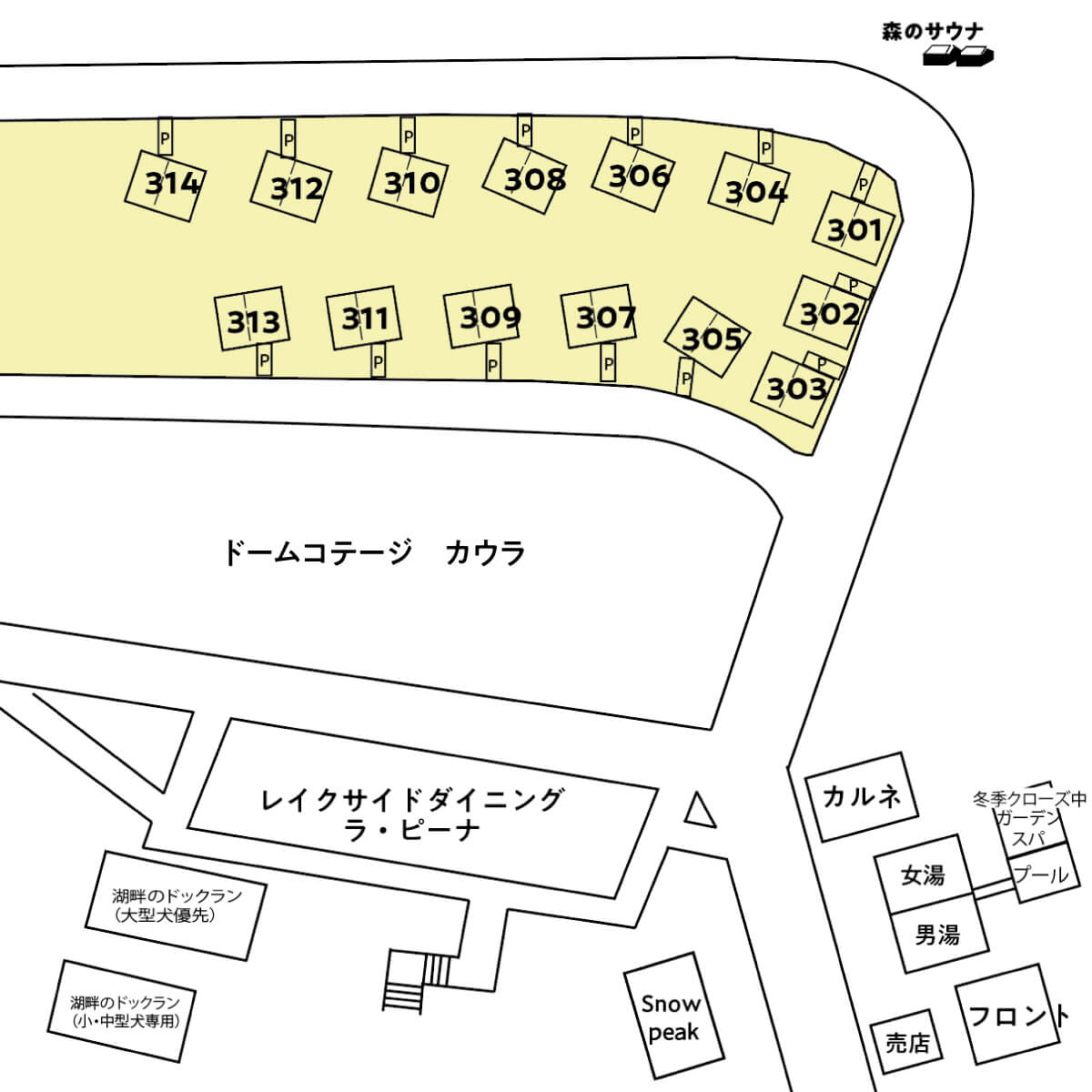 グランピングガーデンテラスmap画像
