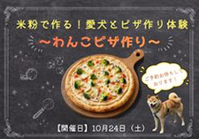 わんこピザ作り画像