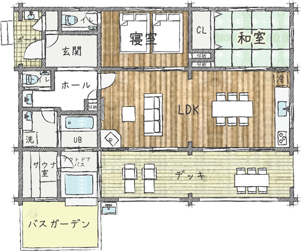 ログプレミアム未定間取り図