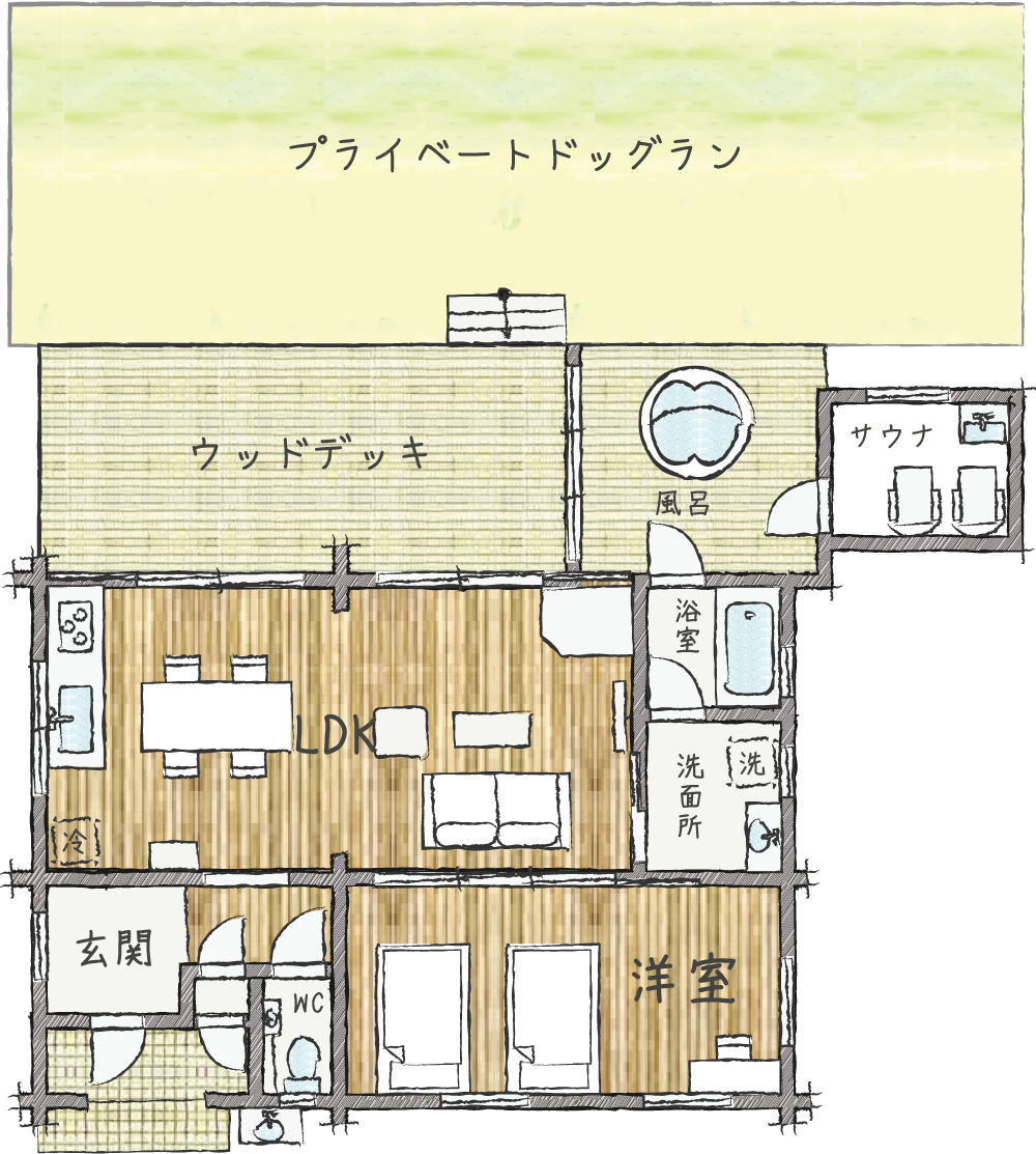 ログプレミアムリンナ間取り図