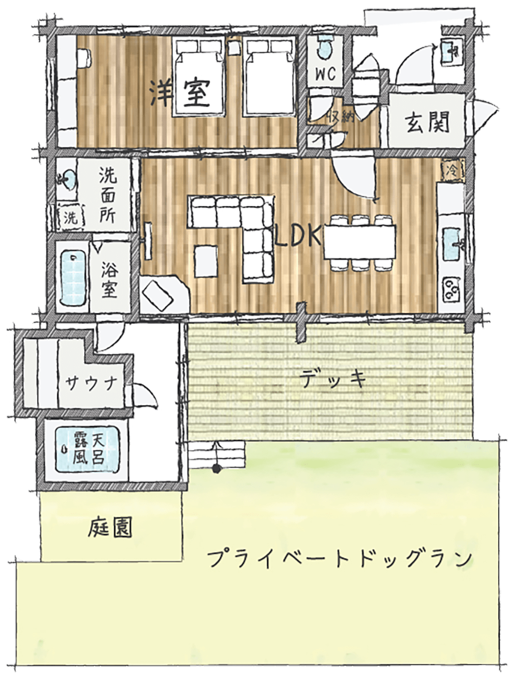 ログプレミアムルモ間取り図