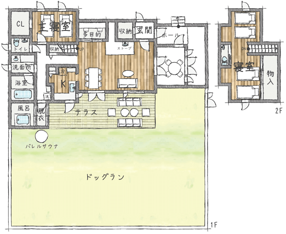 ミモザ間取り図