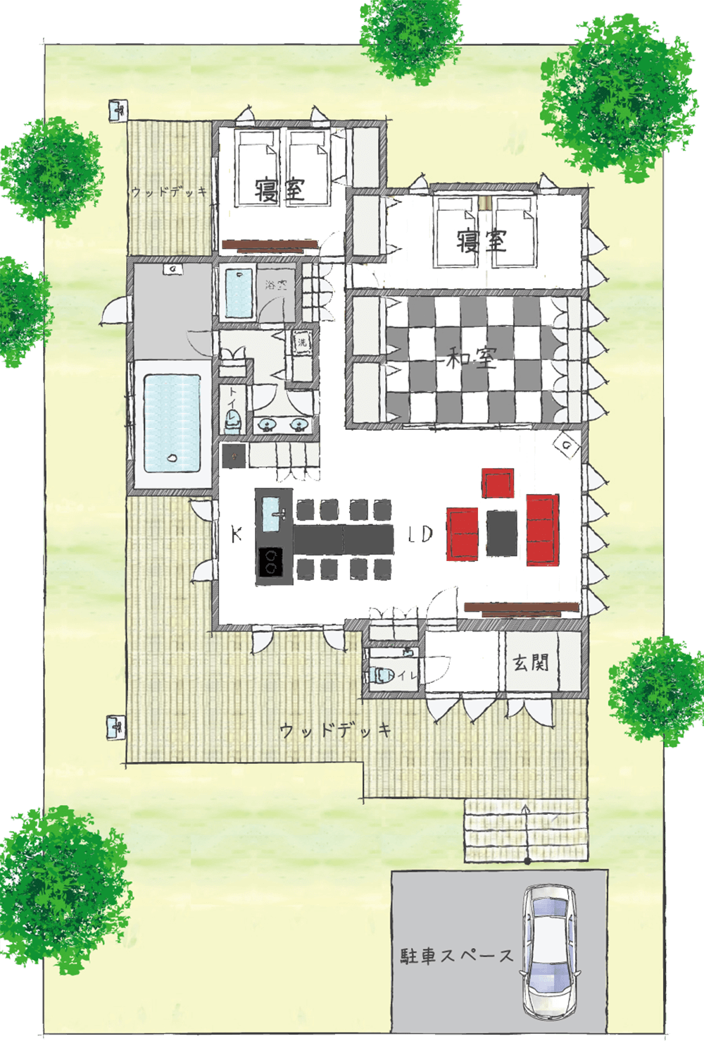 Olavin（オラヴィ）間取り図